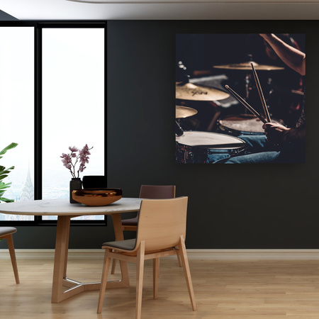 Canvas Print Music Percussion Drums 90x90