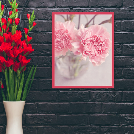 3x Amaranth frame 24x30, I L13,15,056, amaranth plexiglass