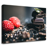 Canvas print Kitchen Raspberries with chocolate 40x30 cm