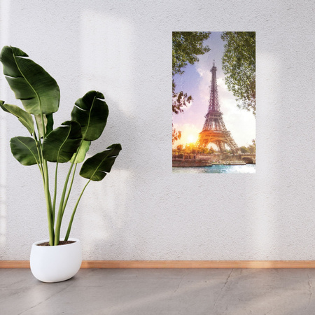 Canvas Print Eiffel Tower In The Sunlight 80x120 cm