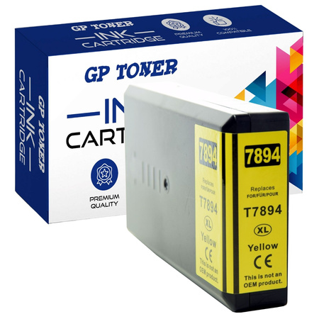 Ink cartridge for Epson Epson WF-5110DW WorkForce Pro Yellow GP-E7894Y