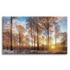 Canvas Print Trees Winter Rising Sun 90x60 cm