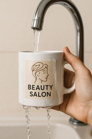 STICKERS with LOGO Rectangular with print Waterproof Text Photo 90x61 mm