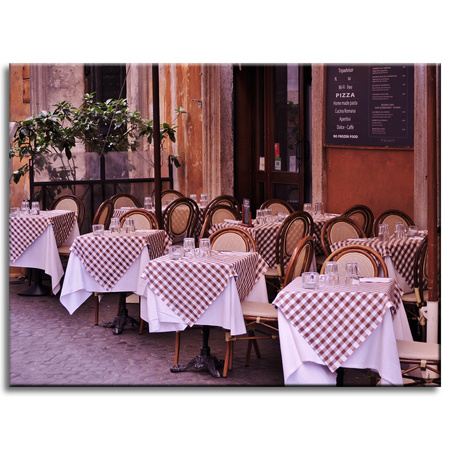Canvas Print Restaurant 40x30 cm