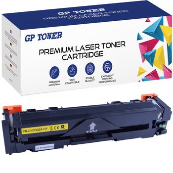 Replacement toner for HP LaserJet Pro M252dw M270 M274 Series GP-HCF402X Yellow GP