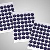 STICKERS with LOGO Square with print Waterproof Text Photo 30x30 mm