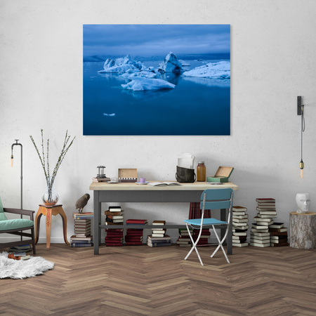 Canvas Print Nature Iceland Iceberg 40x30 cm