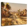 Canvas Print Desert City Sun Old Photograph 100x80 cm