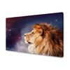 Canvas Print Lion Face Among Stars 100x80 cm