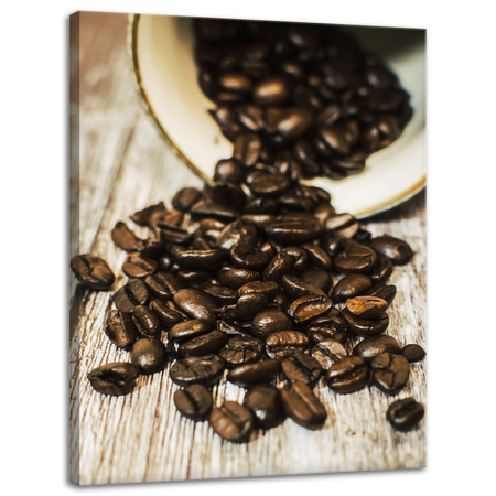 Canvas Print Kitchen Coffee Beans 30x40 cm