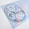 A4 self-adhesive paper (in rainbow bubbles) PAP-CSF022