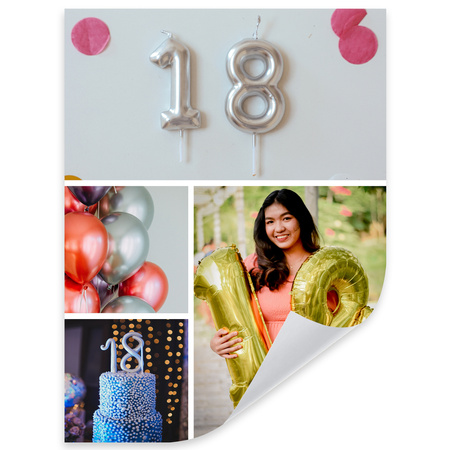 Your photo as a WIZARD poster 50x70 cm