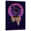 Canvas Print Purple Flower Girl Colors 80x120 cm