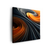 Canvas Print Abstraction Swirls Spirals 90x90