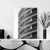 Canvas Print Architecture Building Balconies 30x40 cm