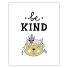 Children's be kind poster 40X50 cm + gold frame