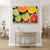 Canvas Print Citrus Freshness Lime Grapefruit Lemon 90x60