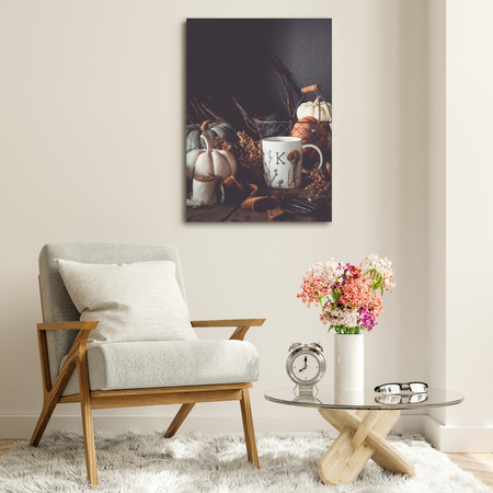 Canvas Print Pumpkins Retro Vintage Autumn 80x120