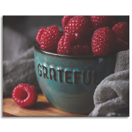 Canvas print Raspberry Kitchen 100x80 cm