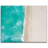 Canvas Print Water Waves Beach Sand 100x80 cm
