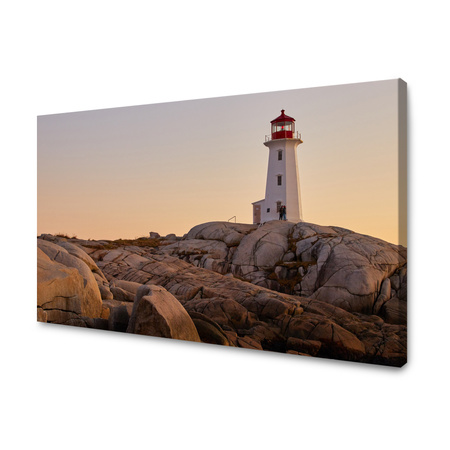 Canvas Print Nature Lighthouse 100x80 cm