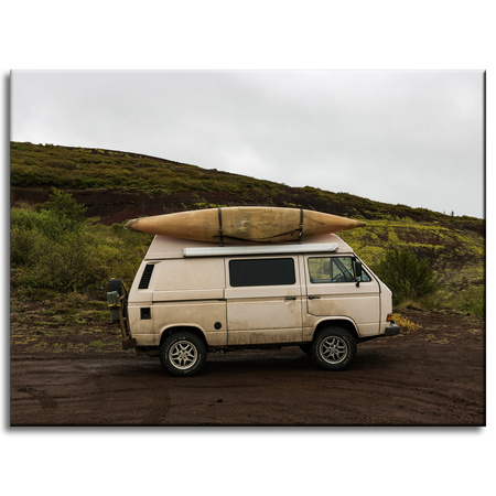 Canvas Print Vintage Camper 40x30 cm