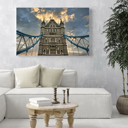 Canvas Print Architecture England Bridge 40x30 cm