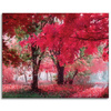 Canvas Print Pink Tree Leaves Art 100x80 cm