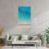Canvas Print Kayak Beach People Rest 80x120 cm