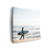 Canvas Print Surfing Sea Water Summer Beach 90x90