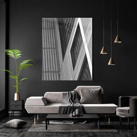 Canvas Print Architecture Concrete Wall Building 30x40 cm