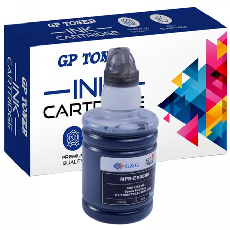 Compatible ink for Epson C13T00Q140 Epson EcoTank L7160 L7180 ET7700 ET7750 L7188 - GP-E105BK