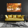 Canvas Print Oil Art Autumn Forest 100x80 cm