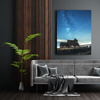Canvas Print Space Falling Stars 80x100 cm
