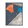 Poster Abstract_4 24X30 cm + gray stone frame