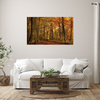 Canvas Print Pastel Style Trees Forest Autumn 100x80 cm