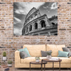 Canvas Print Architecture Colosseum black and white 40X30 cm