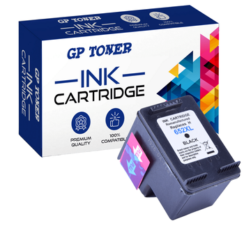 Ink cartridge for HP 652 XL Deskjet Ink Advantage 1115 2135 2136 3635 3775 3785 3835 4535 - replacement GP-H652XLBK Black