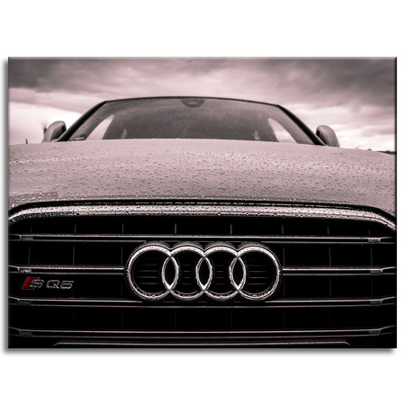 Canvas Print Youth Car Audi 40x30 cm
