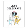 Let's celebrate Birthday Poster_2 40X50 cm + gray stone frame
