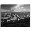 Canvas Print Architecture Rouen Black and White 40X30 cm