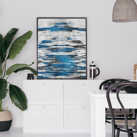 Poster Abstraction_8 24X30 cm + gray stone frame