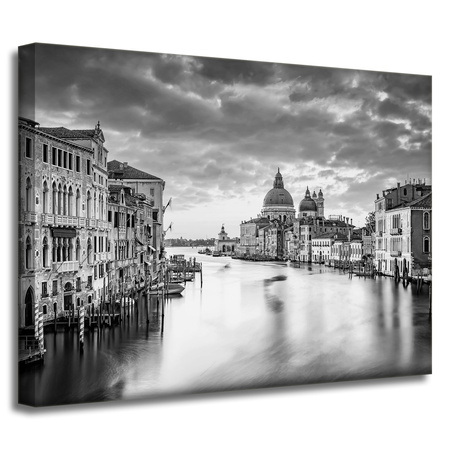 Canvas Print Architecture Venice Black and White 40X30 cm