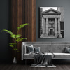 Canvas Print Architecture Building Columns 30x40 cm
