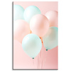 Canvas Print Balloons Pink Blue 80x120