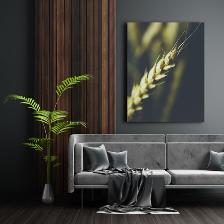 Canvas Print Botany Wheat Ear 30x40 cm
