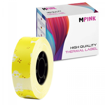 Thermal tape label paper MP-RL-15*30*230PT-YL Yellow Lantern