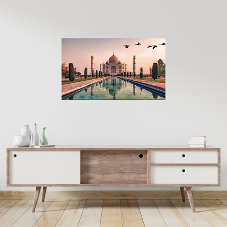 Canvas Print Taj Mahal Architecture India 100x80 cm