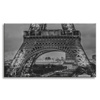 Canvas Print Architecture Eiffel Tower Black and White 40X30 cm