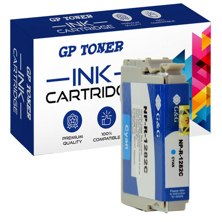 Compatible ink cartridge Epson T1282 S22, SX125, SX235, SX420, SX425, SX435, SX445, BX305 - CYAN GP-E1282
